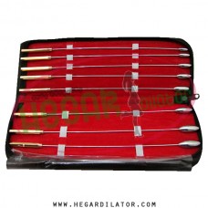 Bakes rosebud urethral sounds with gold 8 pieces of set